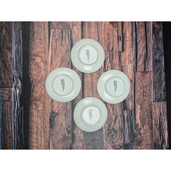 VTG Japanese Imari-Style Porcelain Plate Lot 4 Floral Geisha 4.5" Made in Japan - Picture 4 of 9